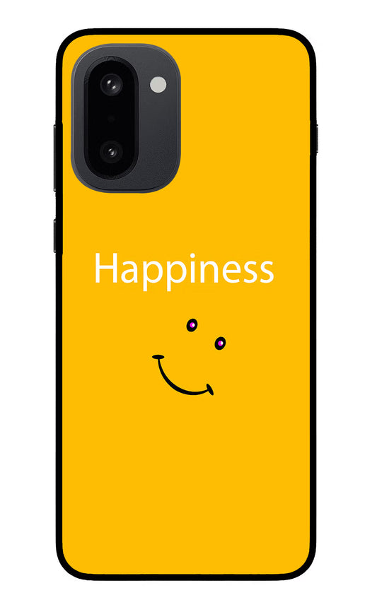 Happiness With Smiley OnePlus 15R Glass Case