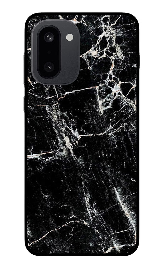 Black Marble Texture OnePlus 15R Glass Case