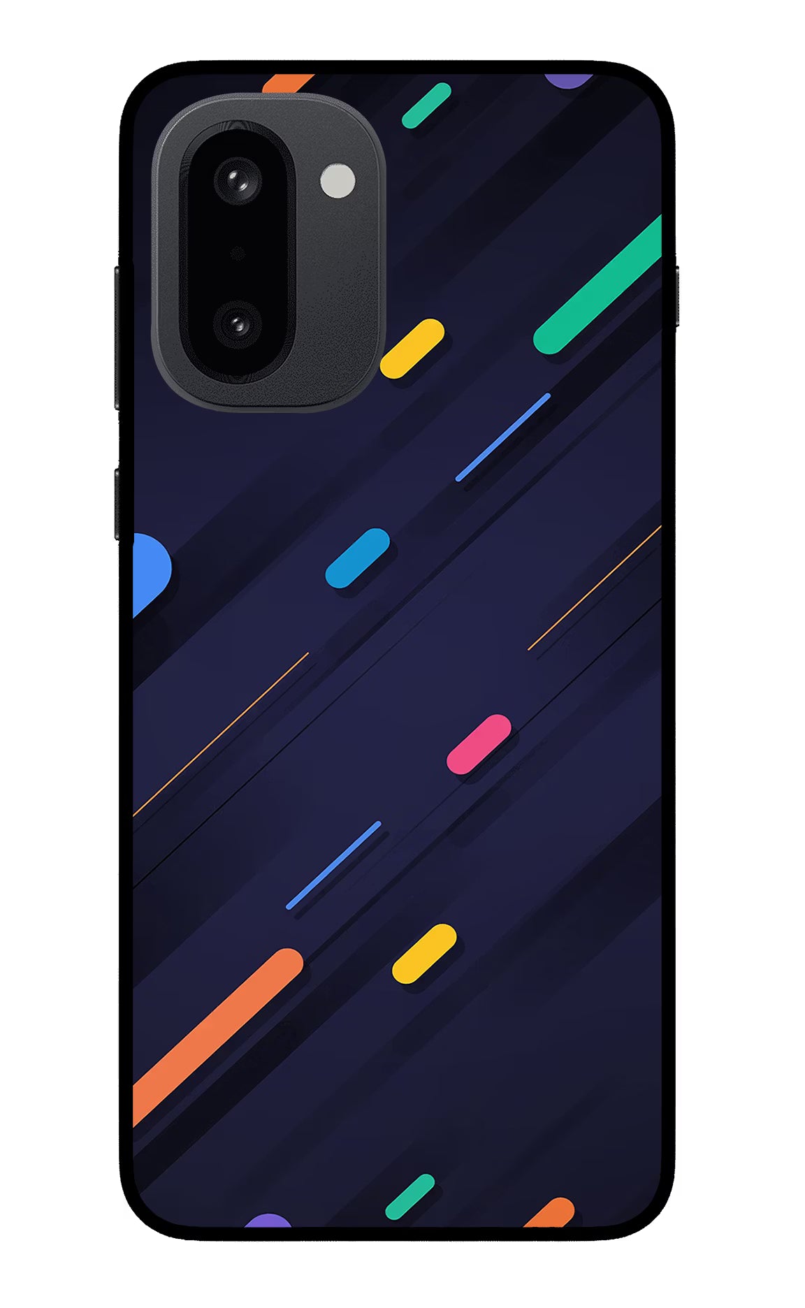 Abstract Design OnePlus 15R Glass Case