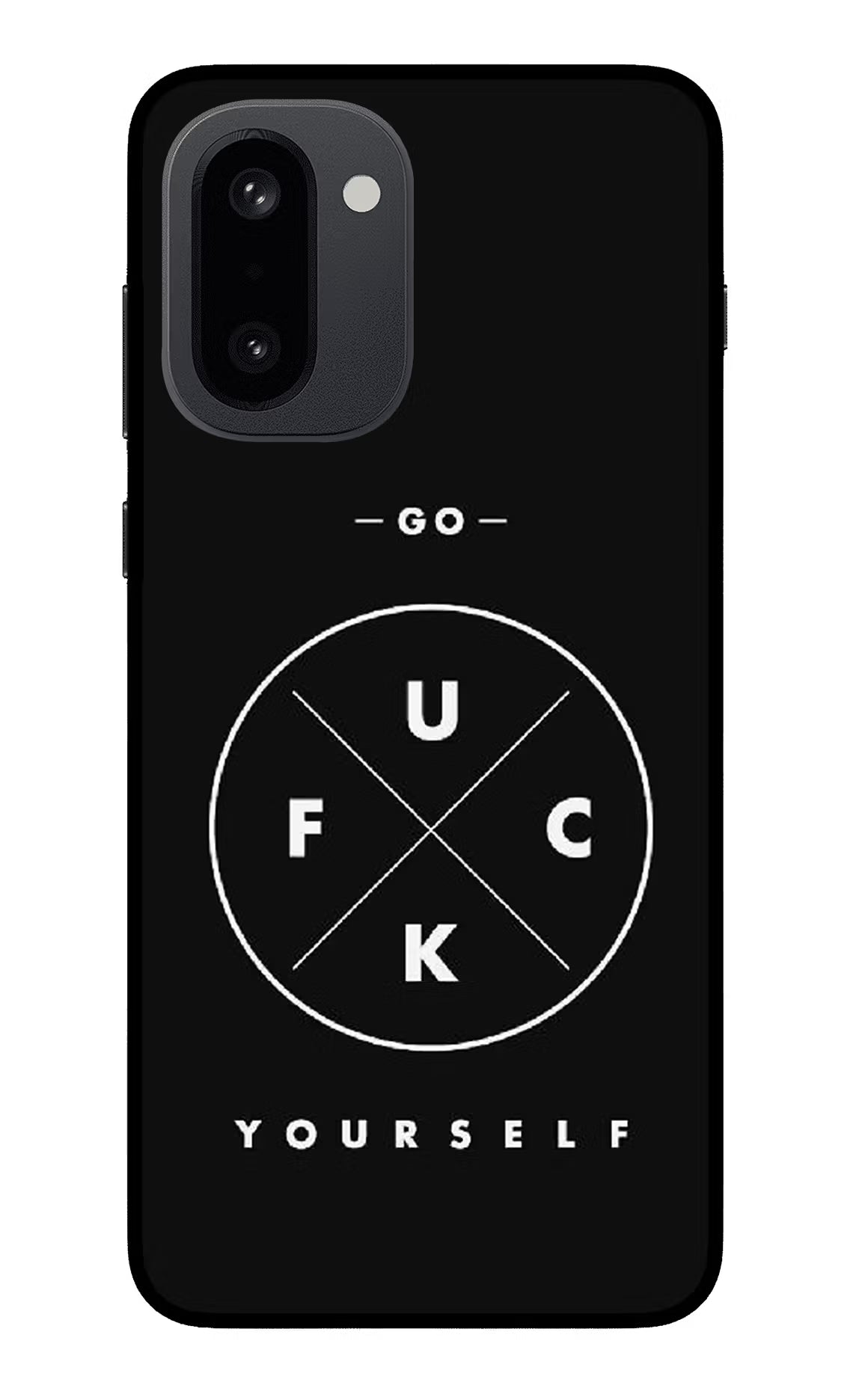 Go Fuck Yourself OnePlus 15R Glass Case