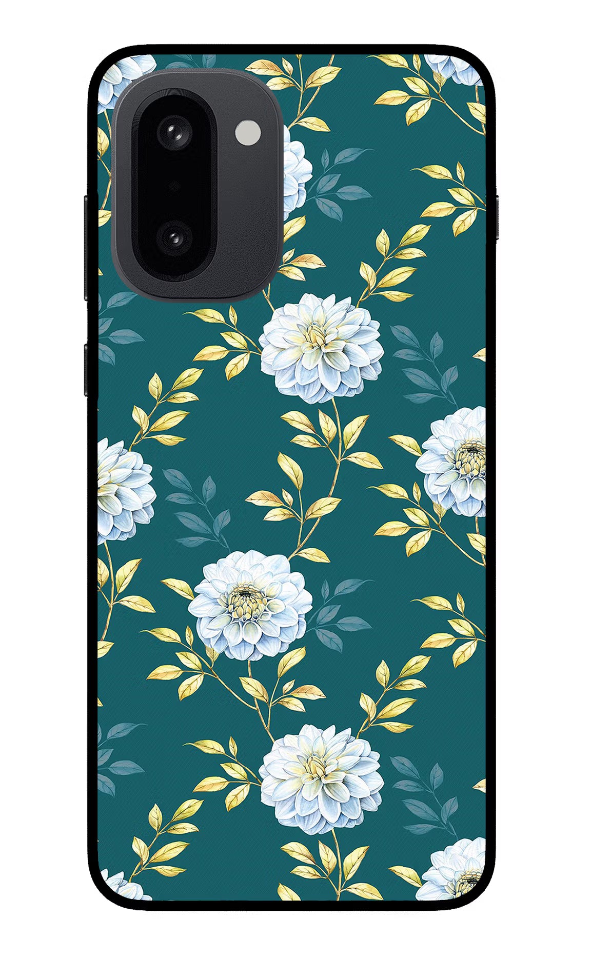 Flowers OnePlus 15R Glass Case