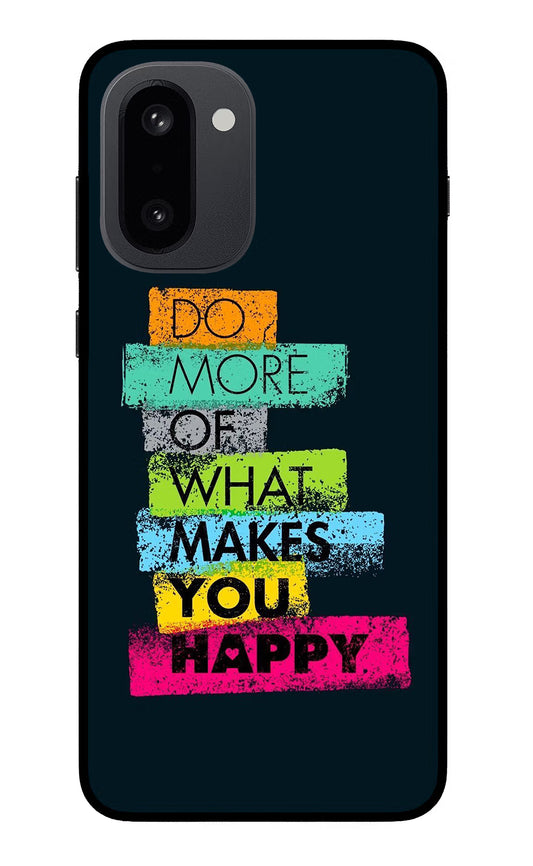 Do More Of What Makes You Happy OnePlus 15R Glass Case