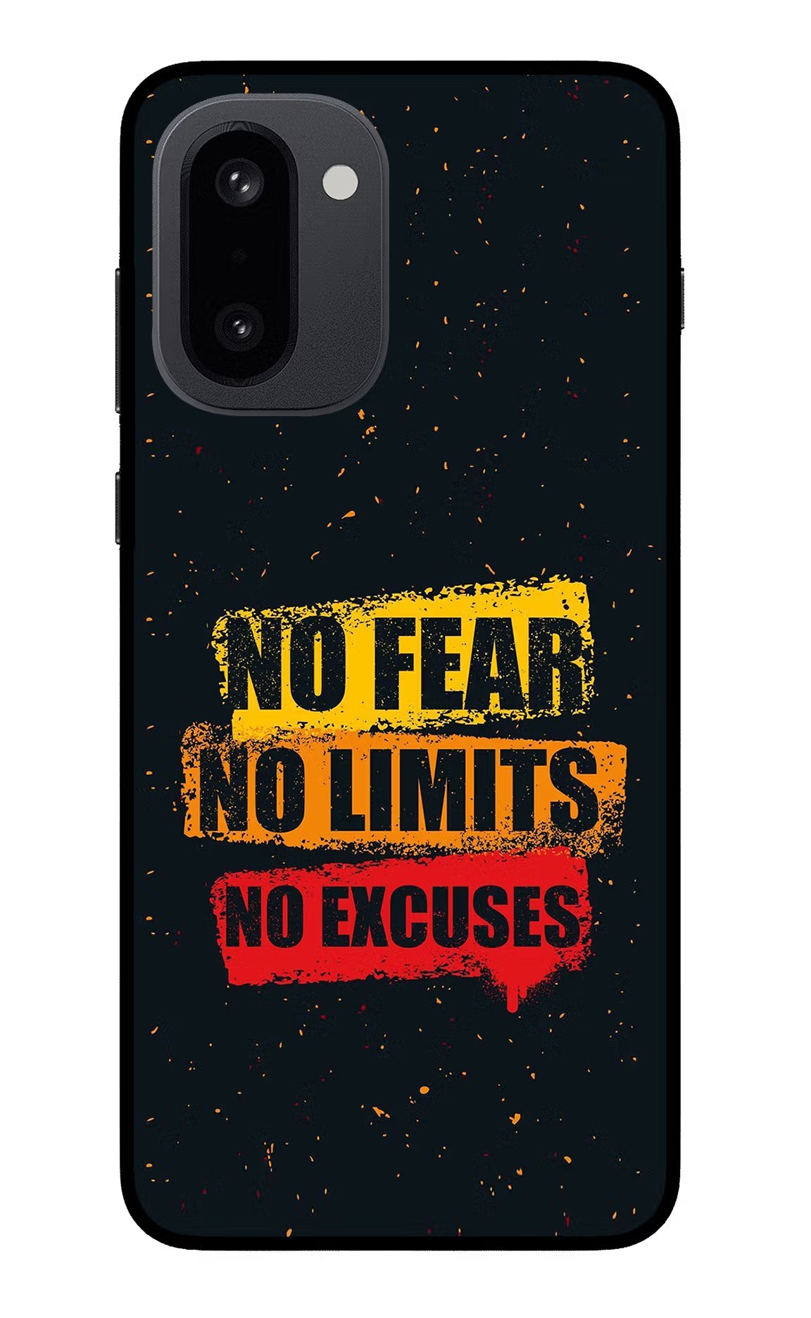 No Fear No Limits No Excuse OnePlus 15R Glass Case