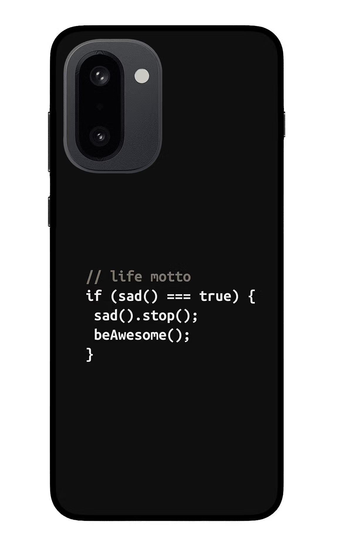 Life Motto Code OnePlus 15R Glass Case
