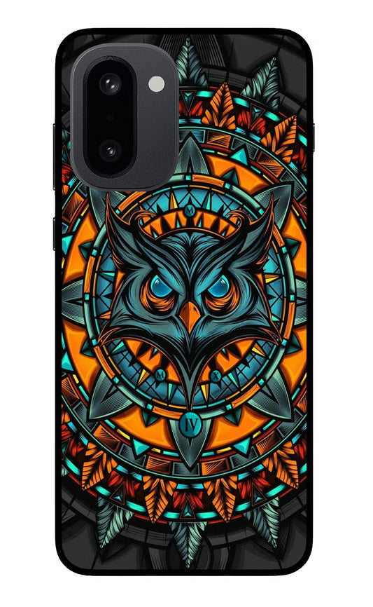 Angry Owl Art OnePlus 15R Glass Case