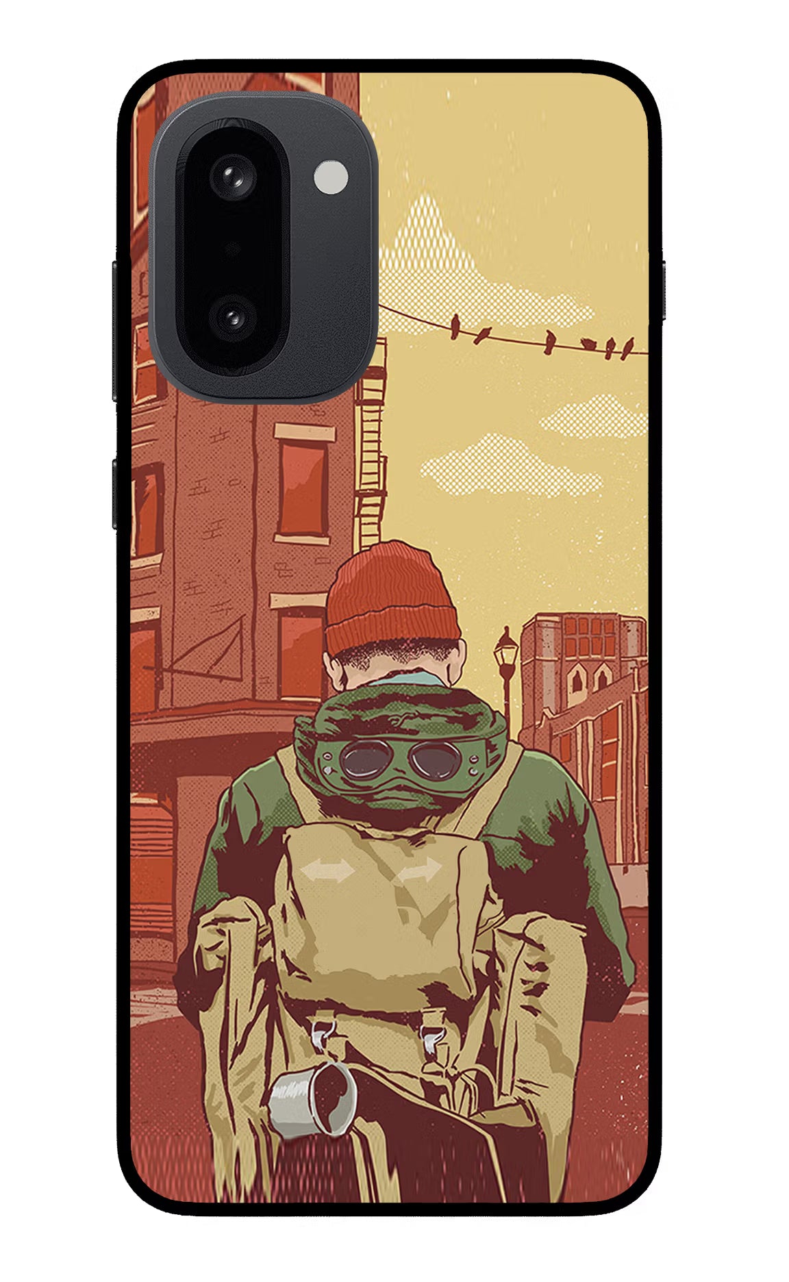 Adventurous OnePlus 15R Glass Case Back Cover by Casekaro