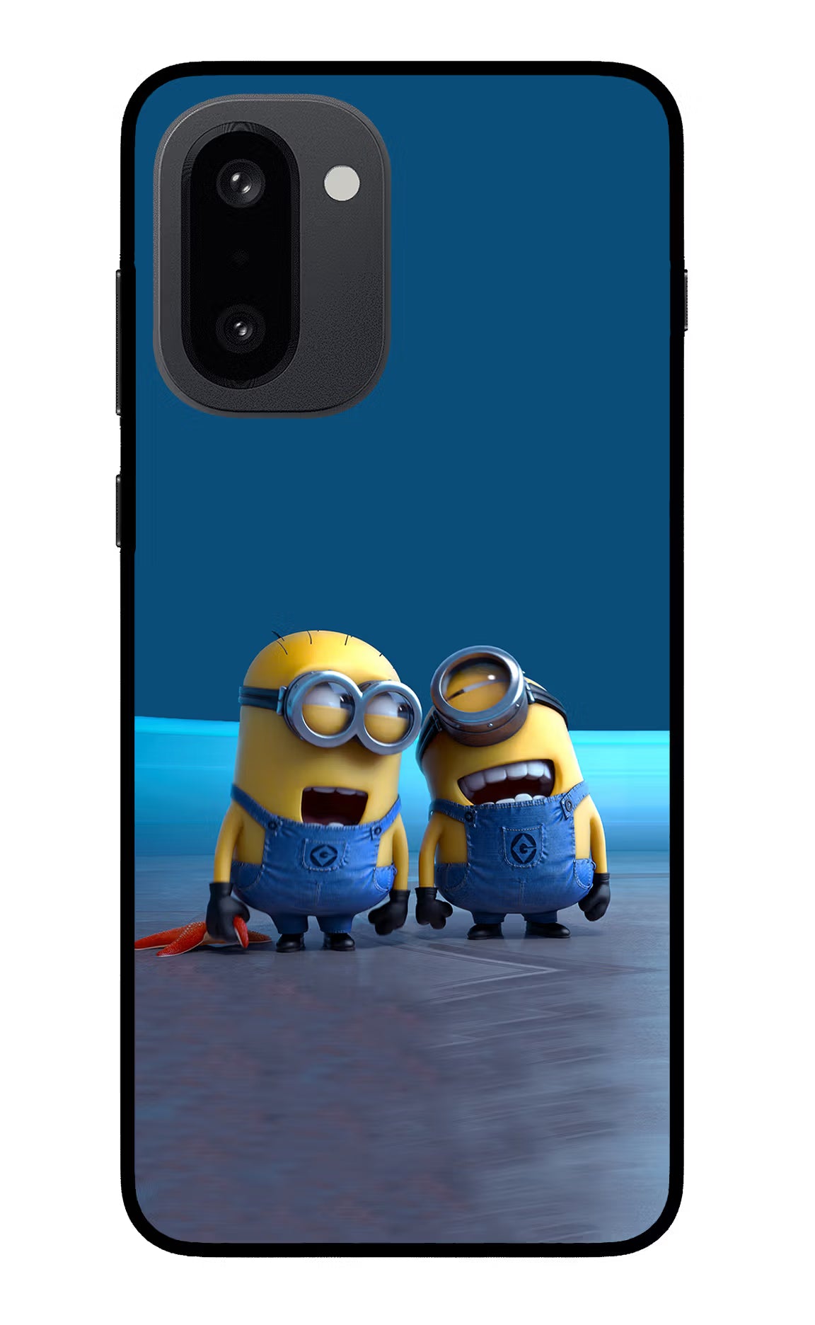 Minion Laughing OnePlus 15R Glass Case Back Cover by Casekaro