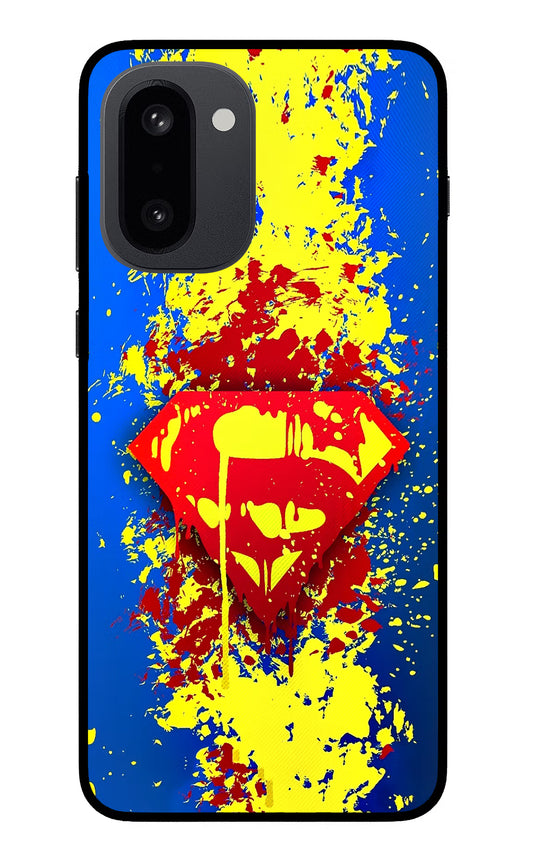Superman logo OnePlus 15R Glass Case