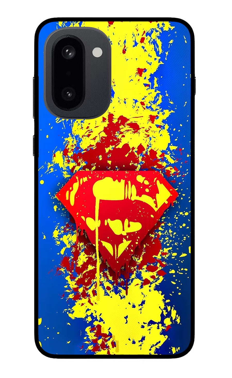 Superman logo OnePlus 15R Back Cover, Glass case