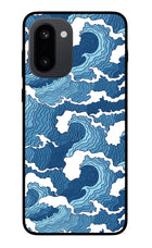 Blue Waves OnePlus 15R Glass Case
