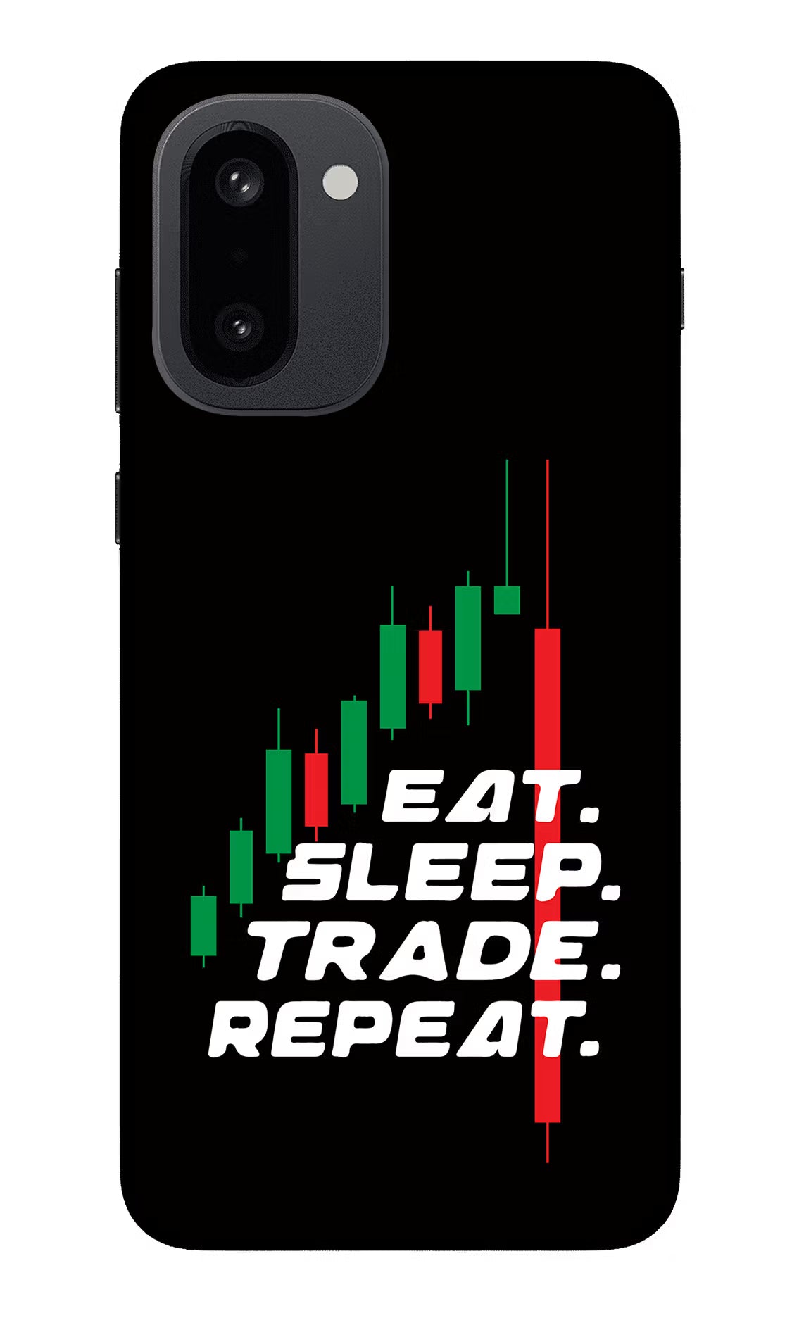 Eat Sleep Trade Repeat OnePlus 15R Glass Case