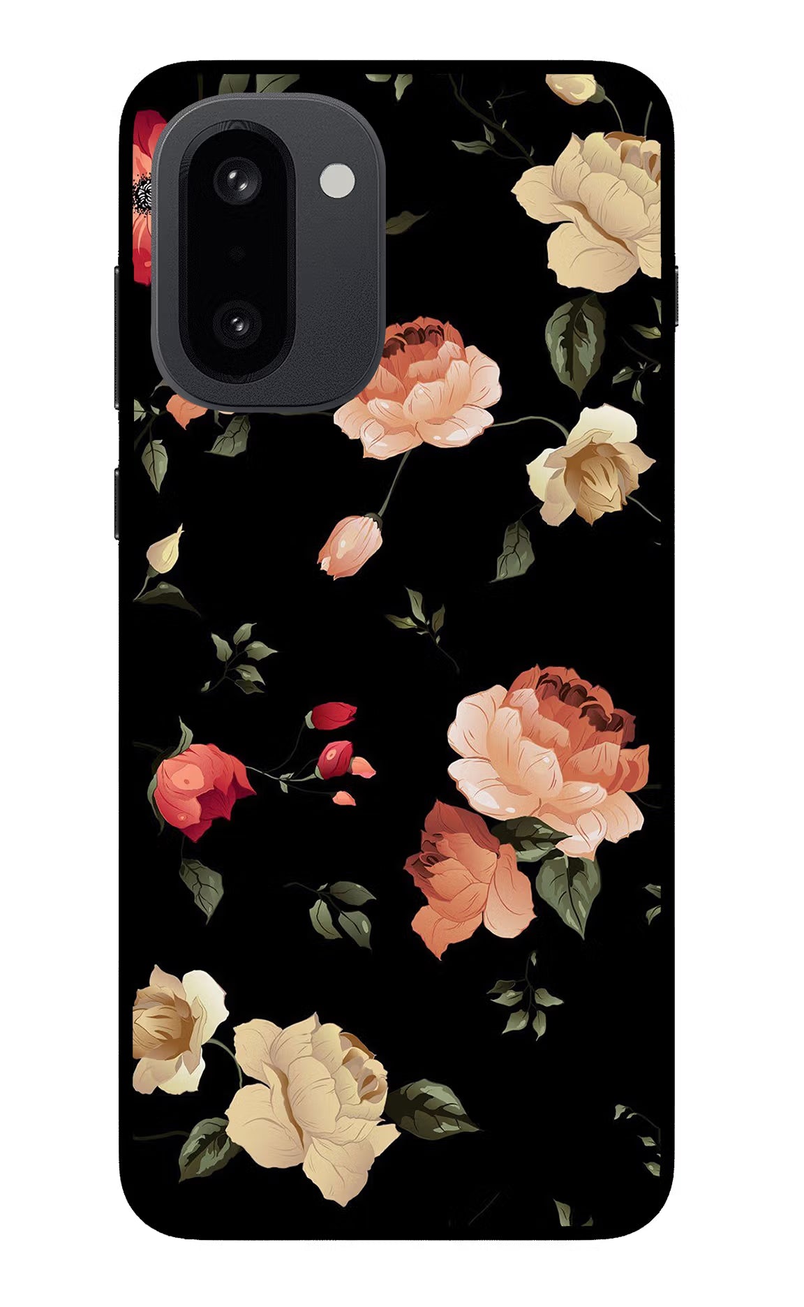 Flowers OnePlus 15R Glass Case Back Cover by Casekaro