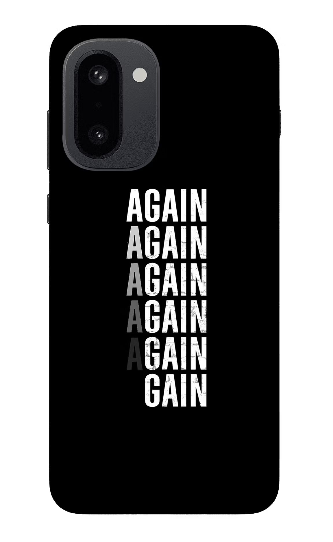 Again Again Gain OnePlus 15R Glass Case