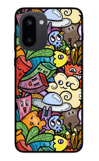 Veggie Doodle OnePlus 15R Glass Case