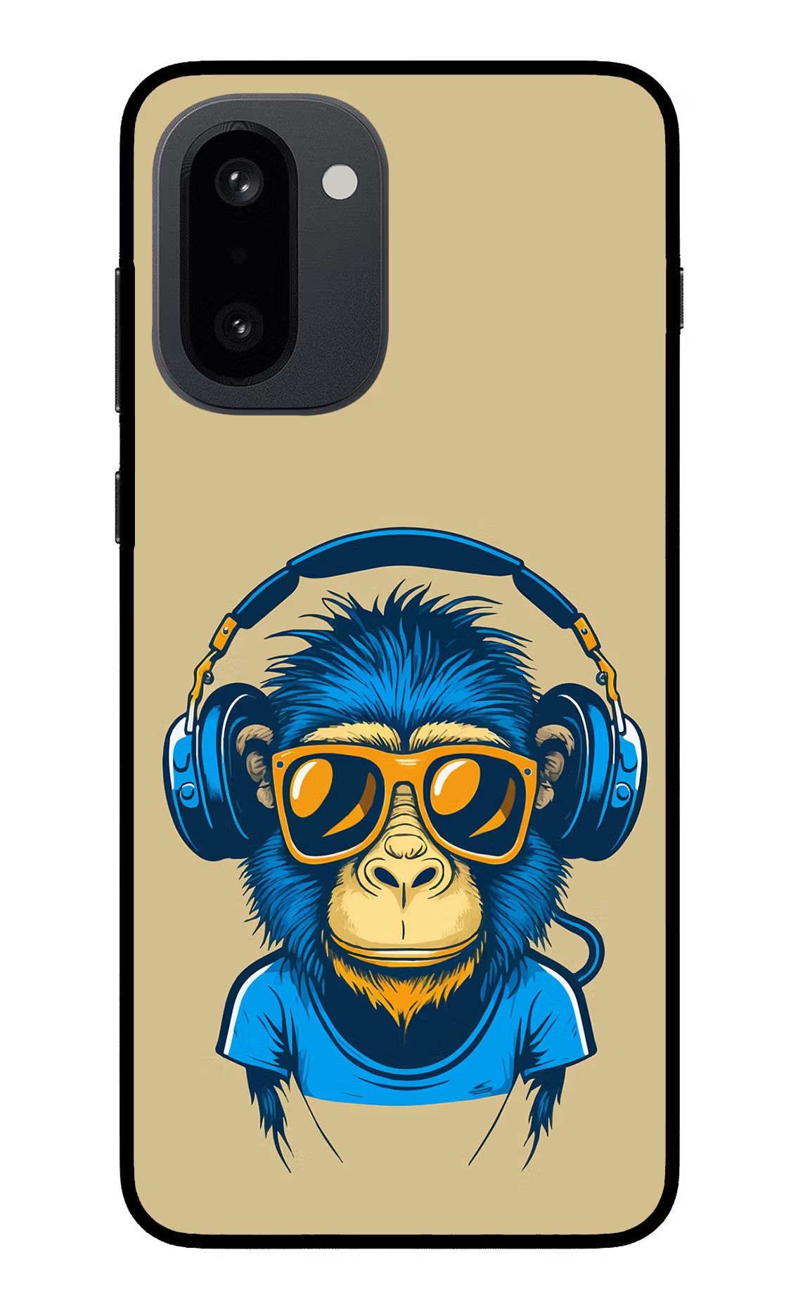 Monkey Headphone OnePlus 15R Glass Case