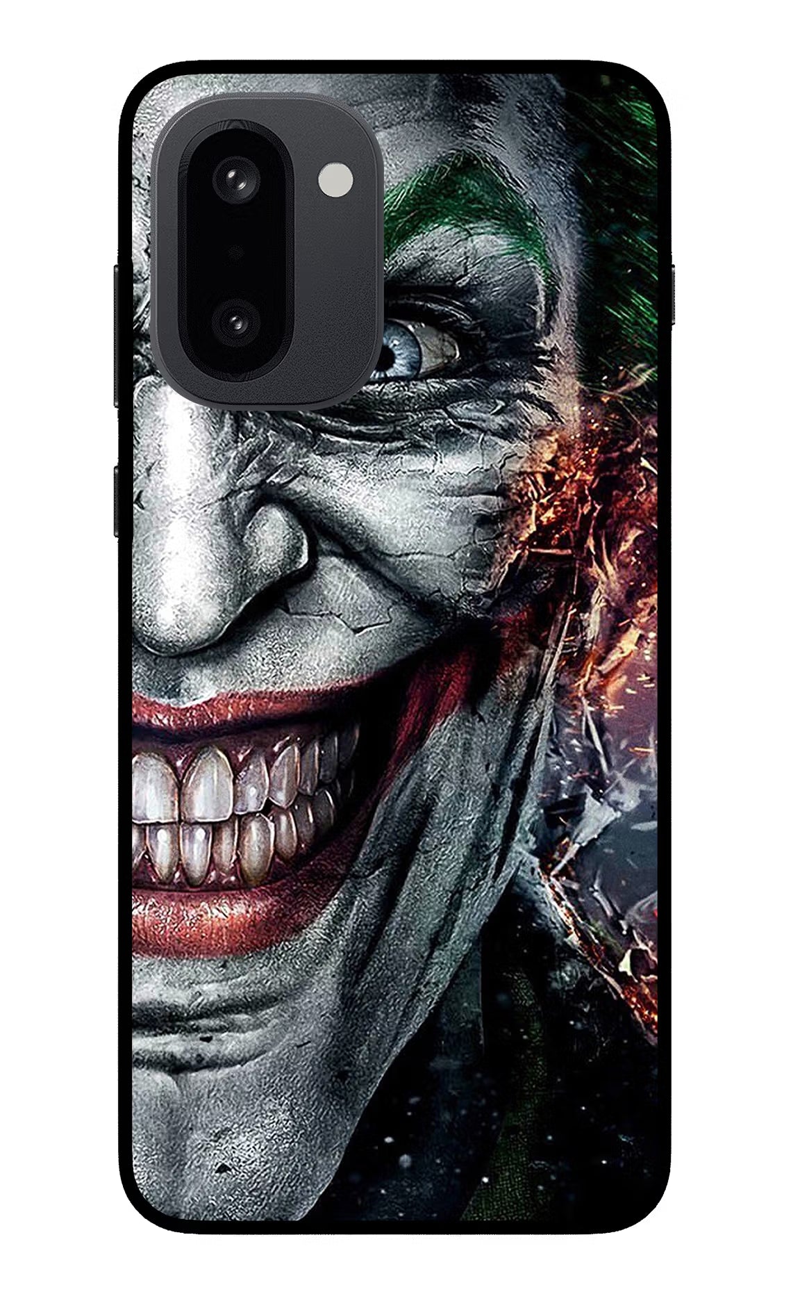 Joker Cam OnePlus 15R Glass Case Back Cover by Casekaro