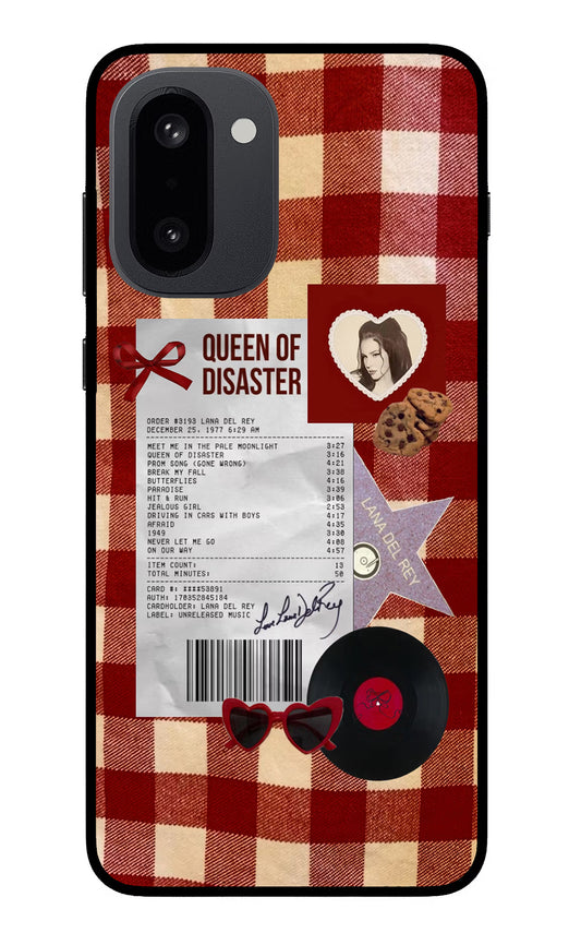 Queen of Disaster OnePlus 15R Glass Case