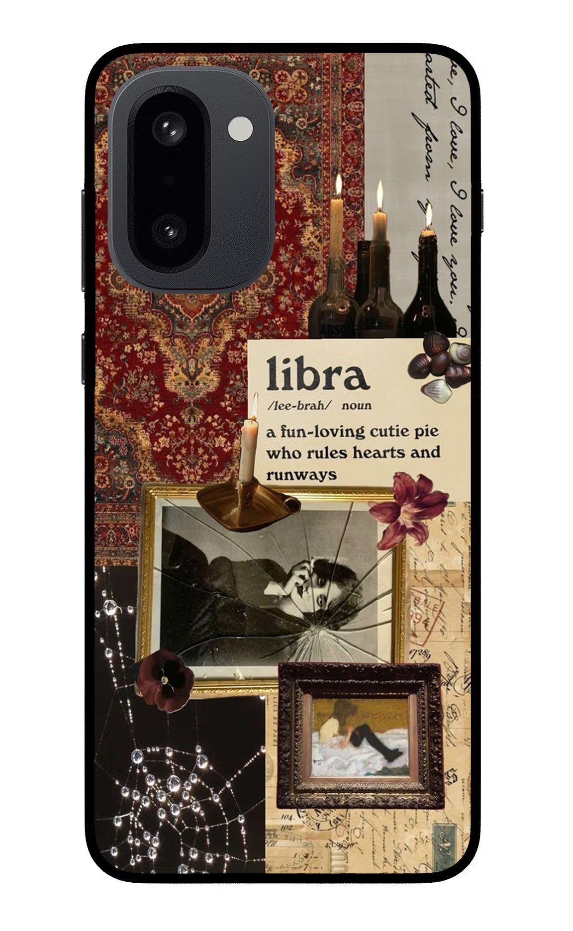 Libra Zodiac OnePlus 15R Glass Case Back Cover by Casekaro