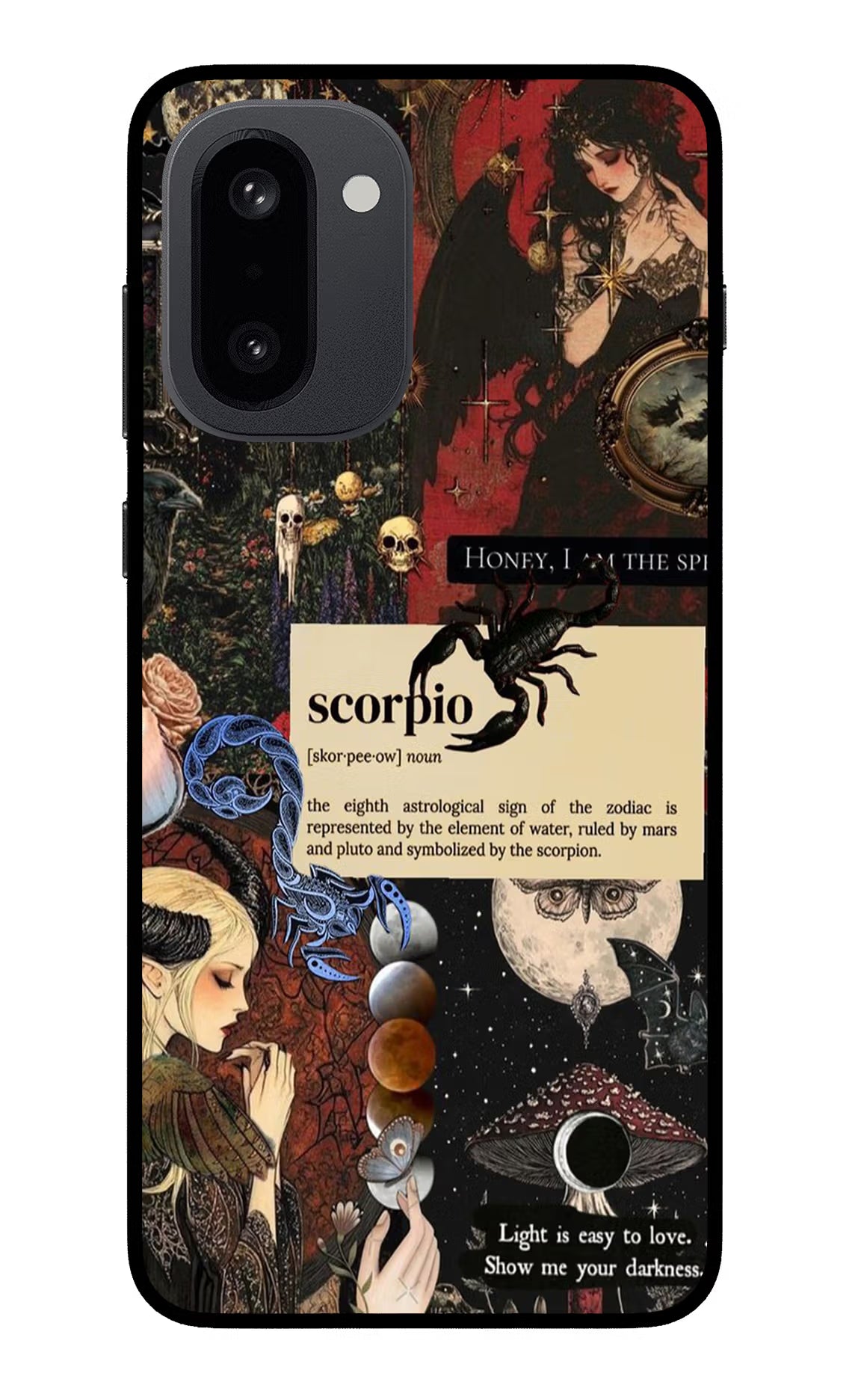 Scorpio Zodiac OnePlus 15R Glass Case Back Cover by Casekaro