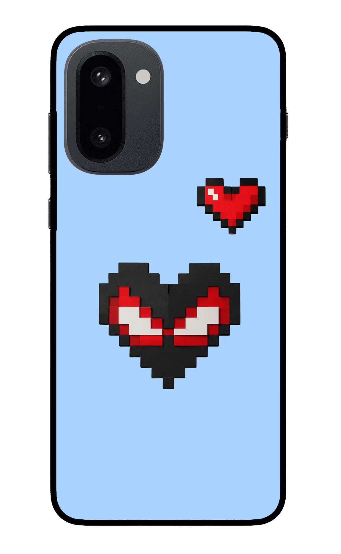 Peter Heart OnePlus 15R Glass Case Back Cover by Casekaro