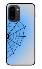 Blue Web OnePlus 15R Glass Case Back Cover by Casekaro