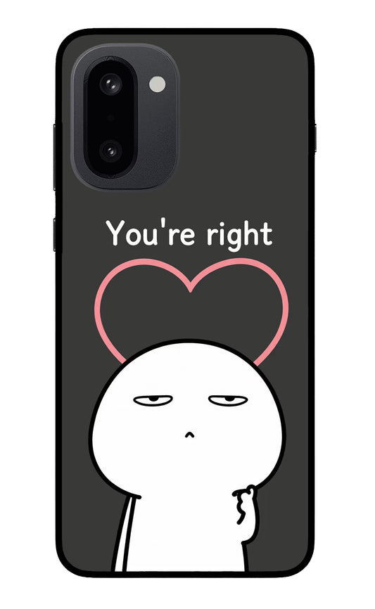 You're Right OnePlus 15R Glass Case