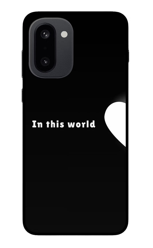This World OnePlus 15R Glass Case