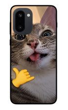 Silly Cat Call OnePlus 15R Glass Case