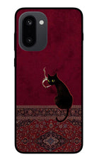 Midnight Cat OnePlus 15R Glass Case
