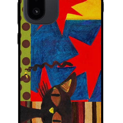 Pop Cat OnePlus 15R Glass Case