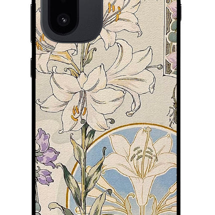 White Lily OnePlus 15R Glass Case