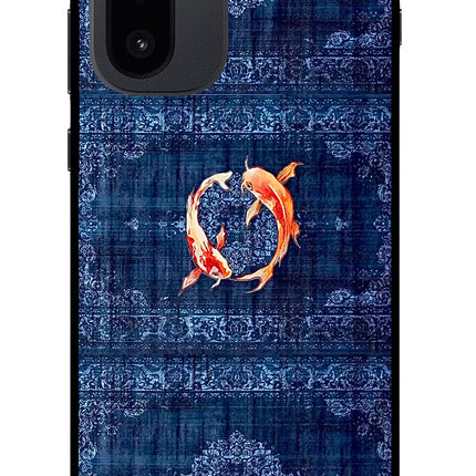 Koi Blue OnePlus 15R Glass Case