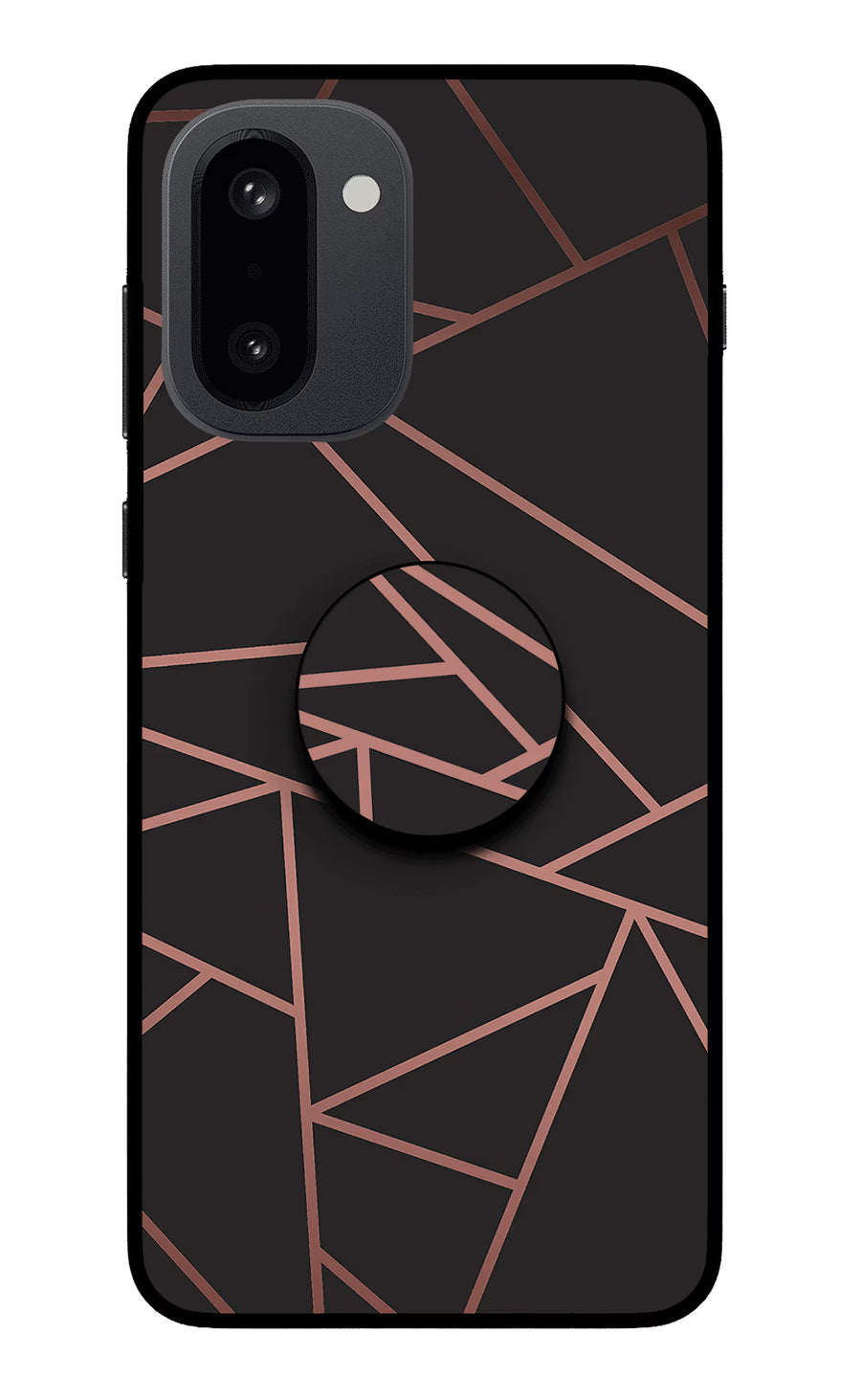 Geometric Pattern OnePlus 15R Pop Case, Glass case