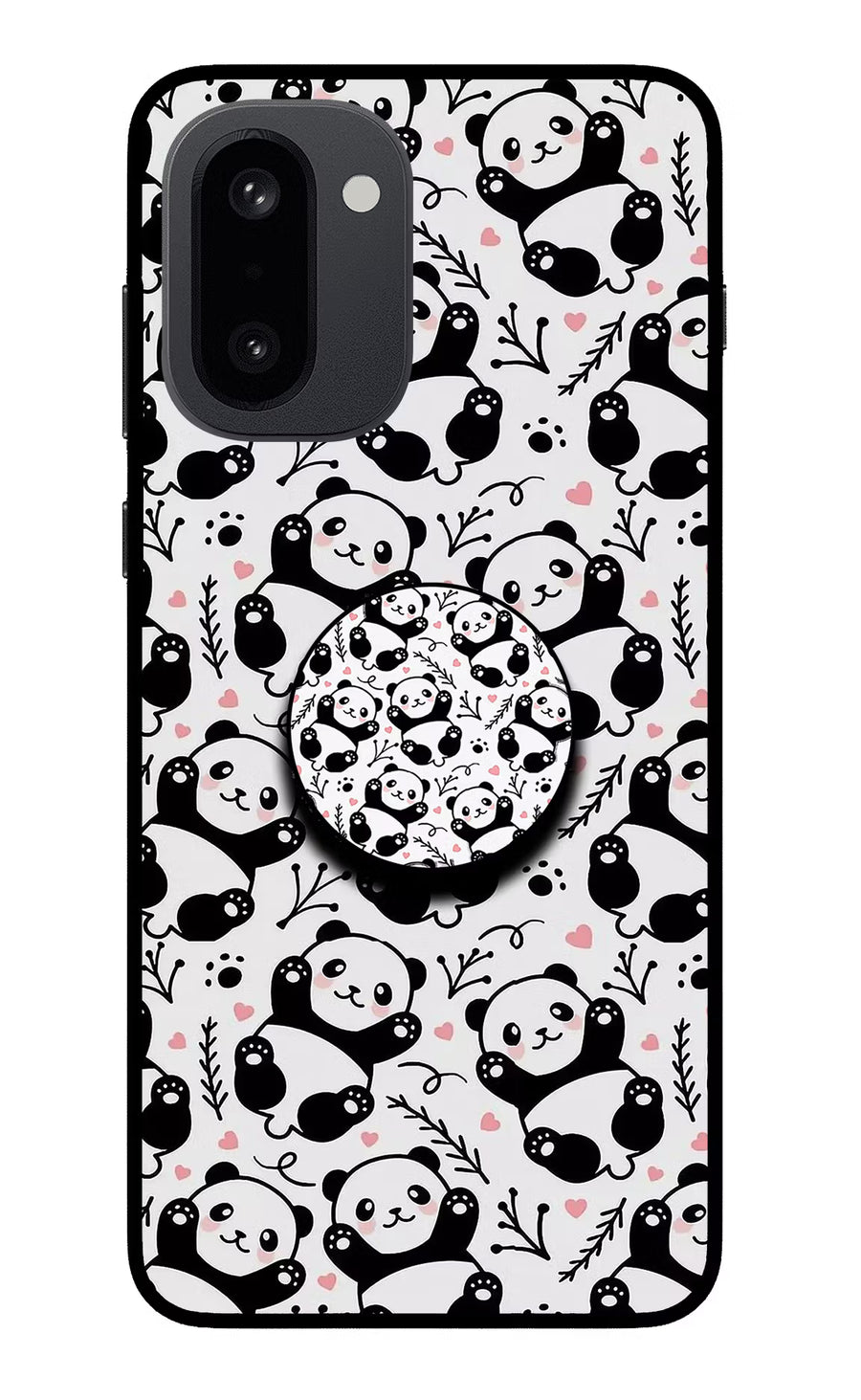 Cute Panda OnePlus 15R Pop Case, Glass case