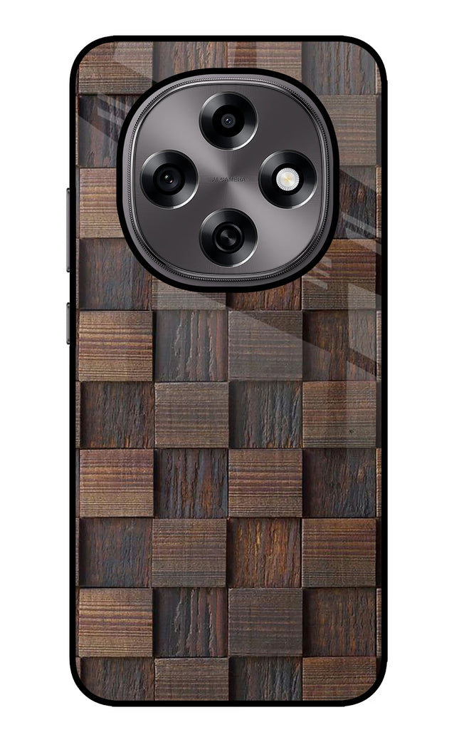 Wooden Cube Design Oppo F31 Pro 5G Glass Case