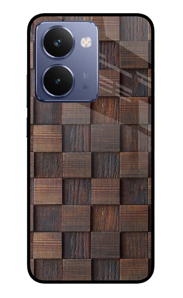 Wooden Cube Design Realme P3 Ultra 5G Glass Case