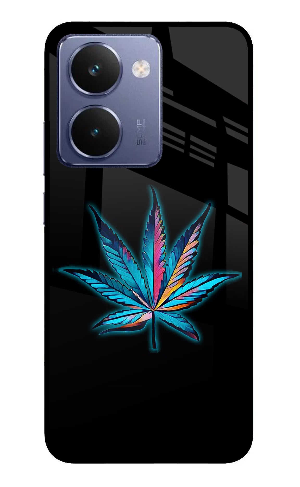 Weed Realme P3 Ultra 5G Glass Case Back Cover by Casekaro