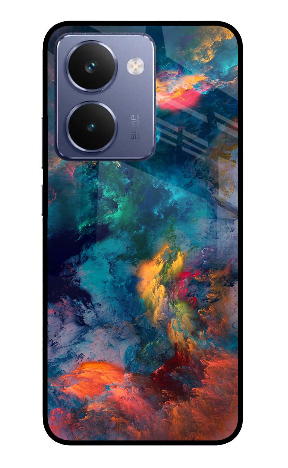 Artwork Paint Realme P3 Ultra 5G Glass Case Back Cover by Casekaro