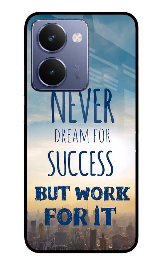 Never Dream For Success But Work For It Realme P3 Ultra 5G Glass Case
