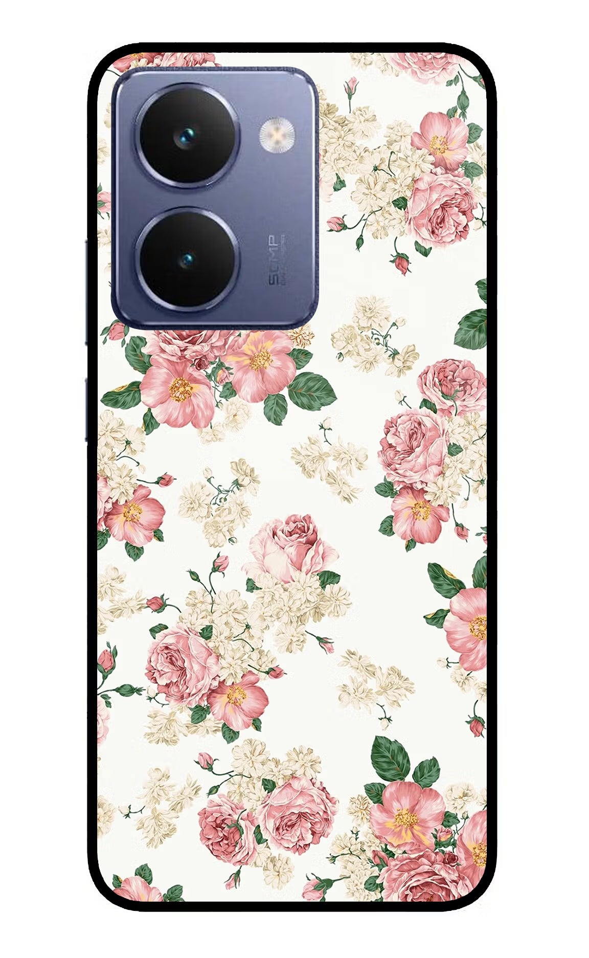 Flowers Realme P3 Ultra 5G Glass Case Back Cover by Casekaro