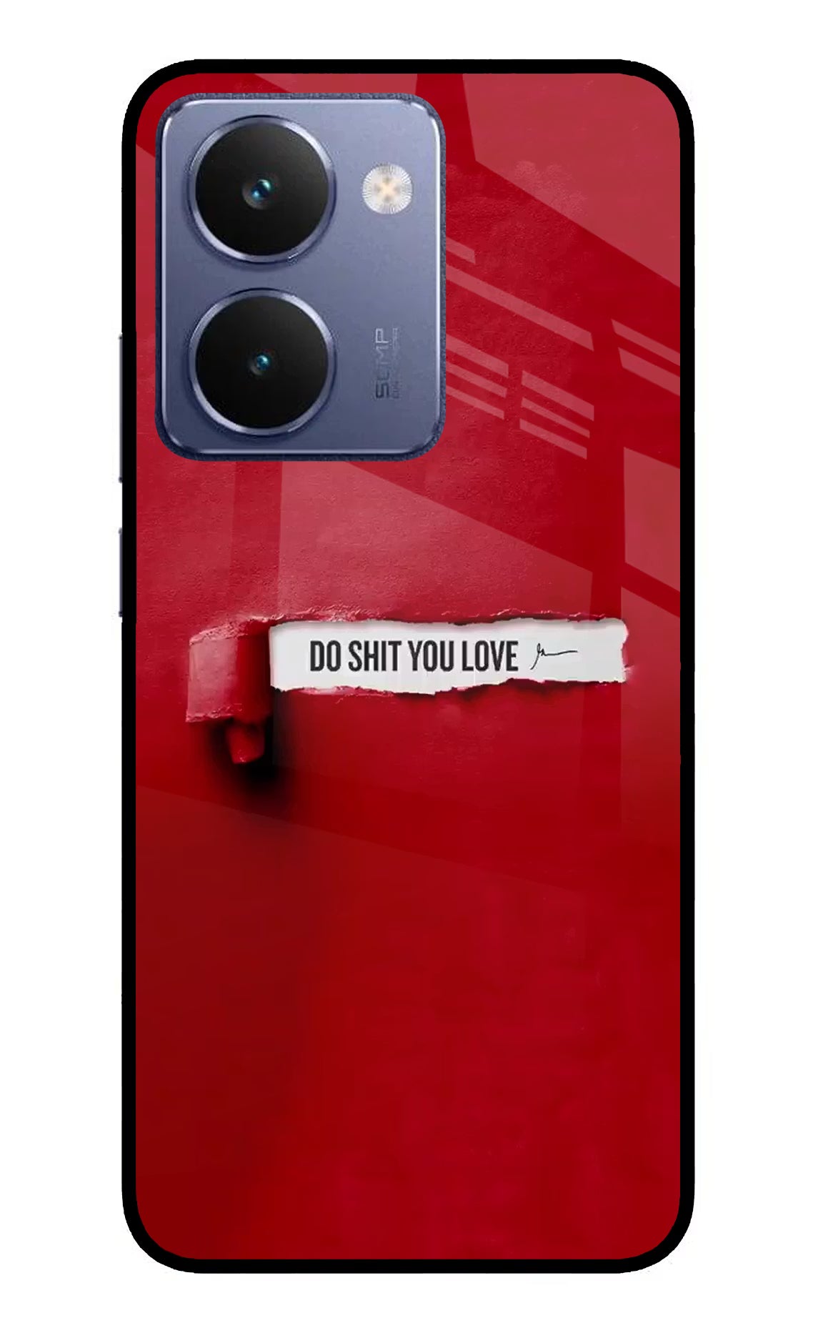 Do Shit You Love Realme P3 Ultra 5G Glass Case Back Cover by Casekaro