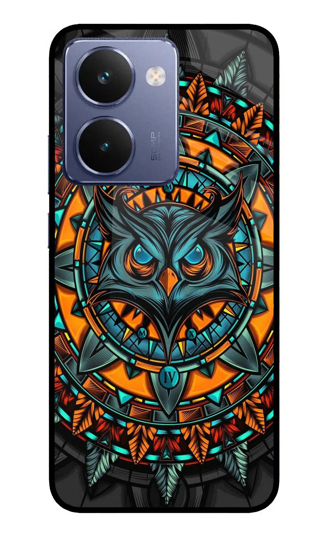 Angry Owl Art Realme P3 Ultra 5G Glass Case