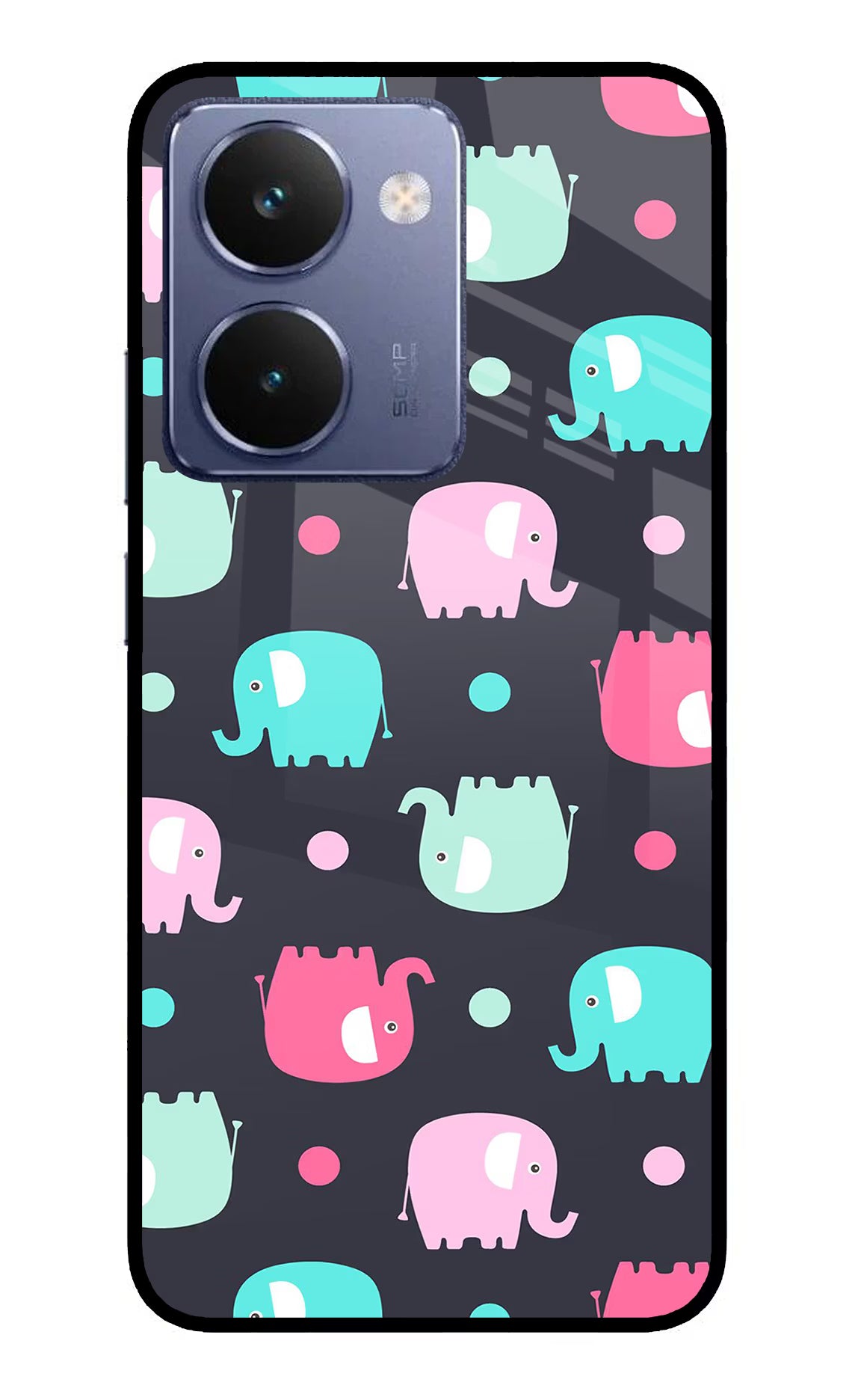 Elephants Realme P3 Ultra 5G Glass Case