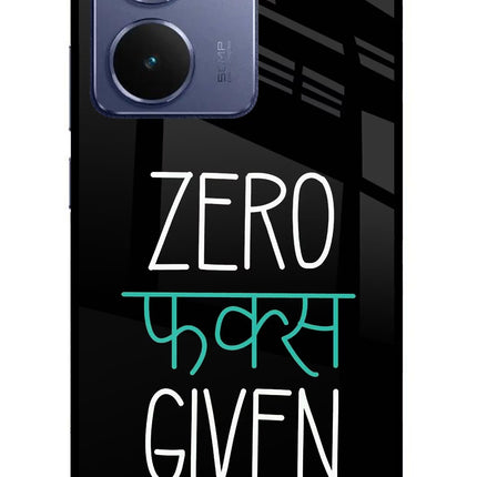 Zero Fucks Given Realme P3 Ultra 5G Glass Case