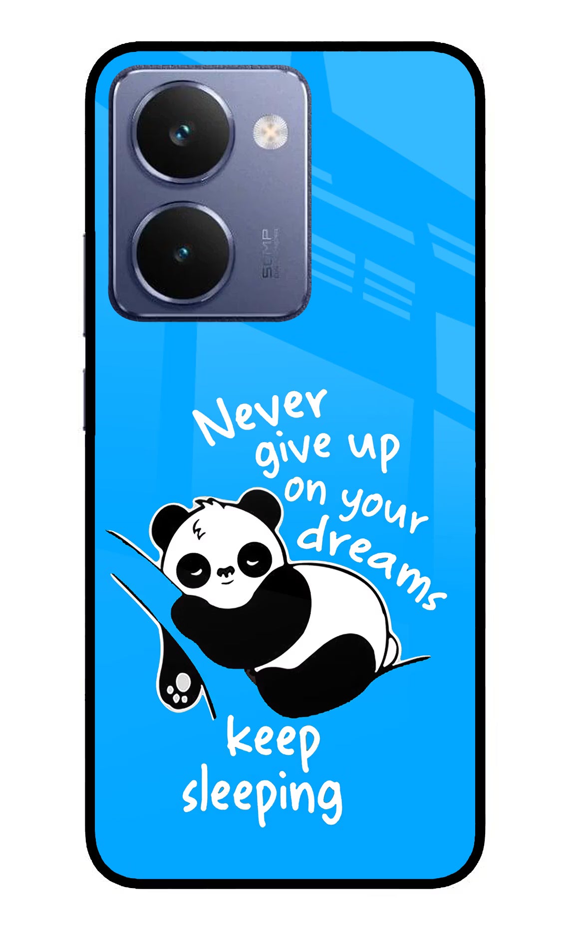 Keep Sleeping Realme P3 Ultra 5G Glass Case Back Cover by Casekaro