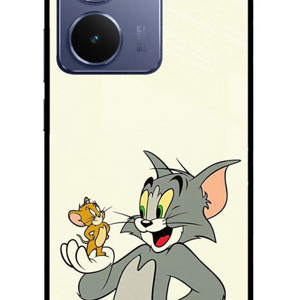 Tom & Jerry Realme P3 Ultra 5G Glass Case Back Cover by Casekaro