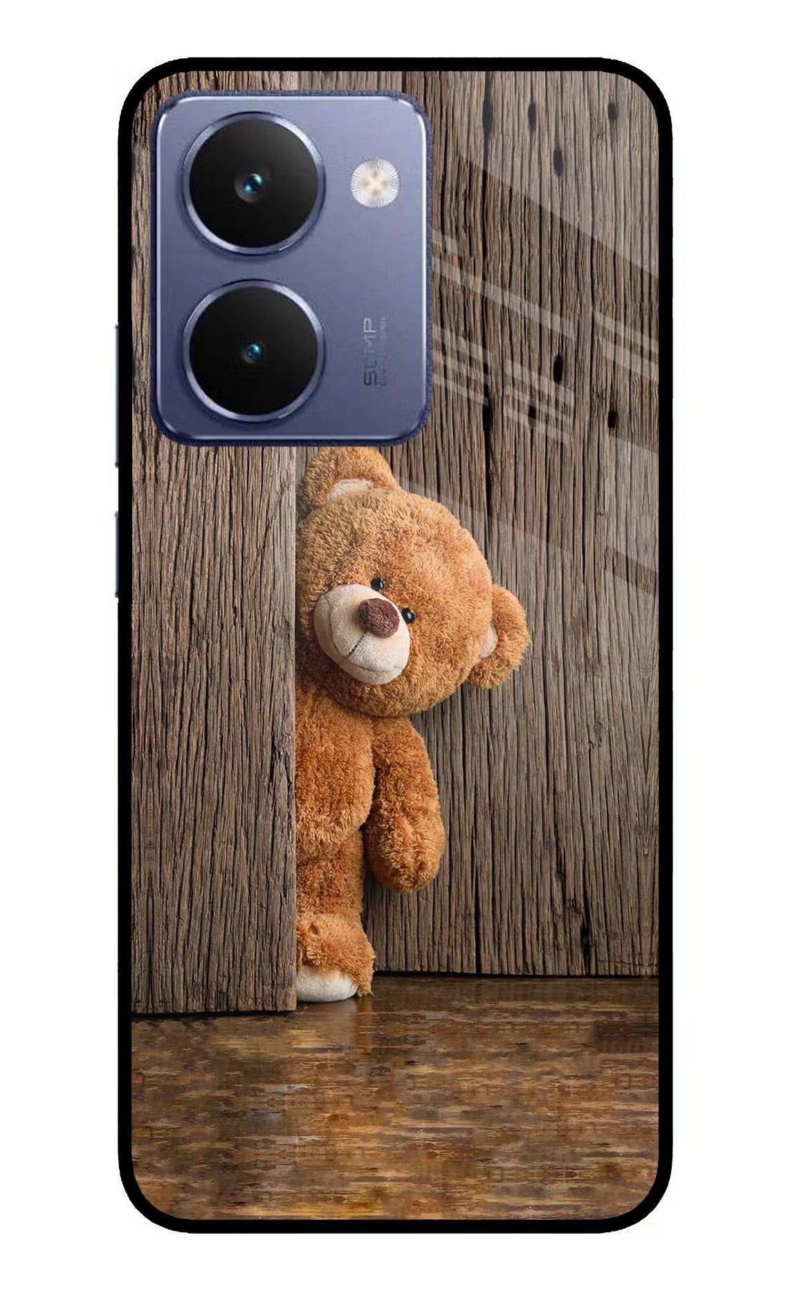 Teddy Wooden Realme P3 Ultra 5G Glass Case