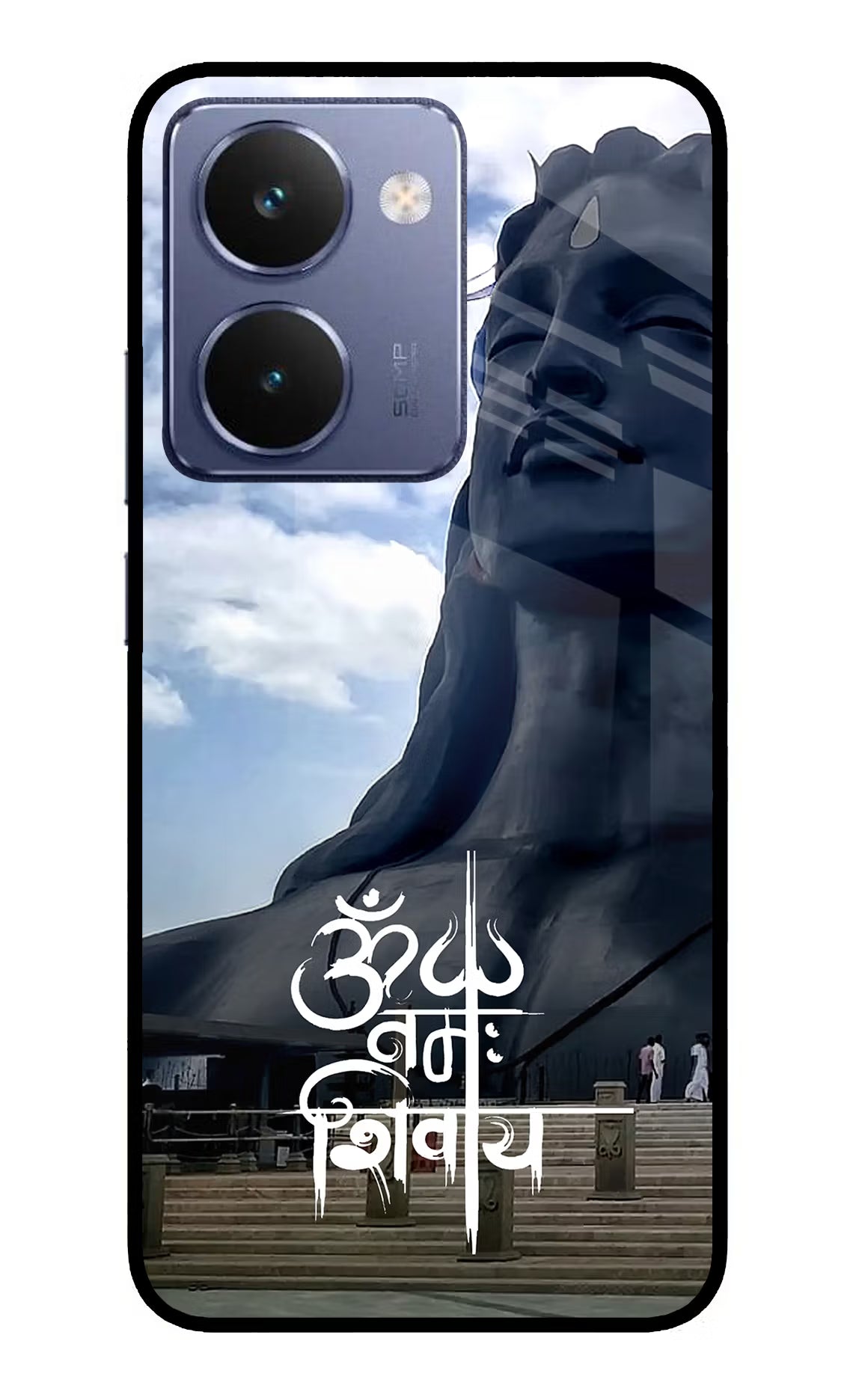 Om Namah Shivay Realme P3 Ultra 5G Glass Case Back Cover by Casekaro