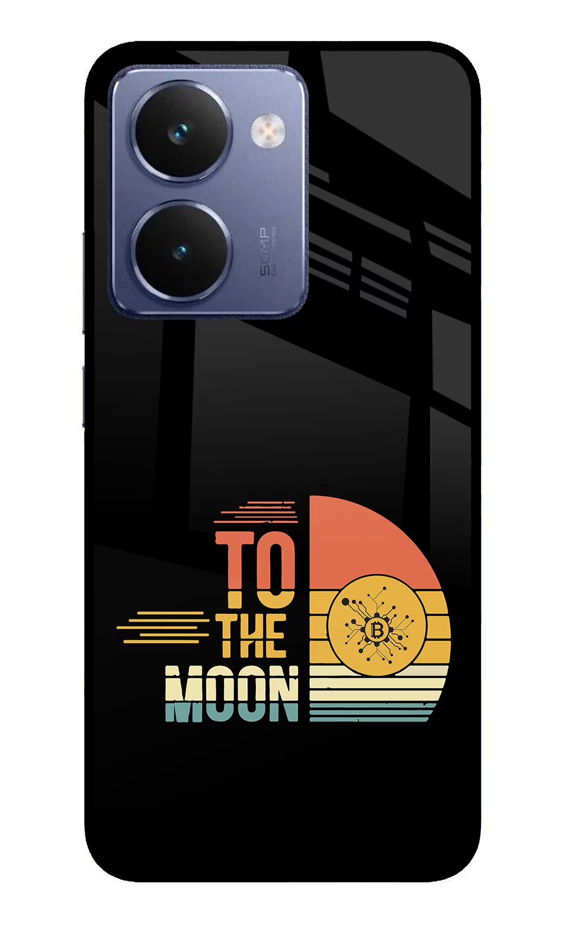 To the Moon Realme P3 Ultra 5G Glass Case Back Cover by Casekaro
