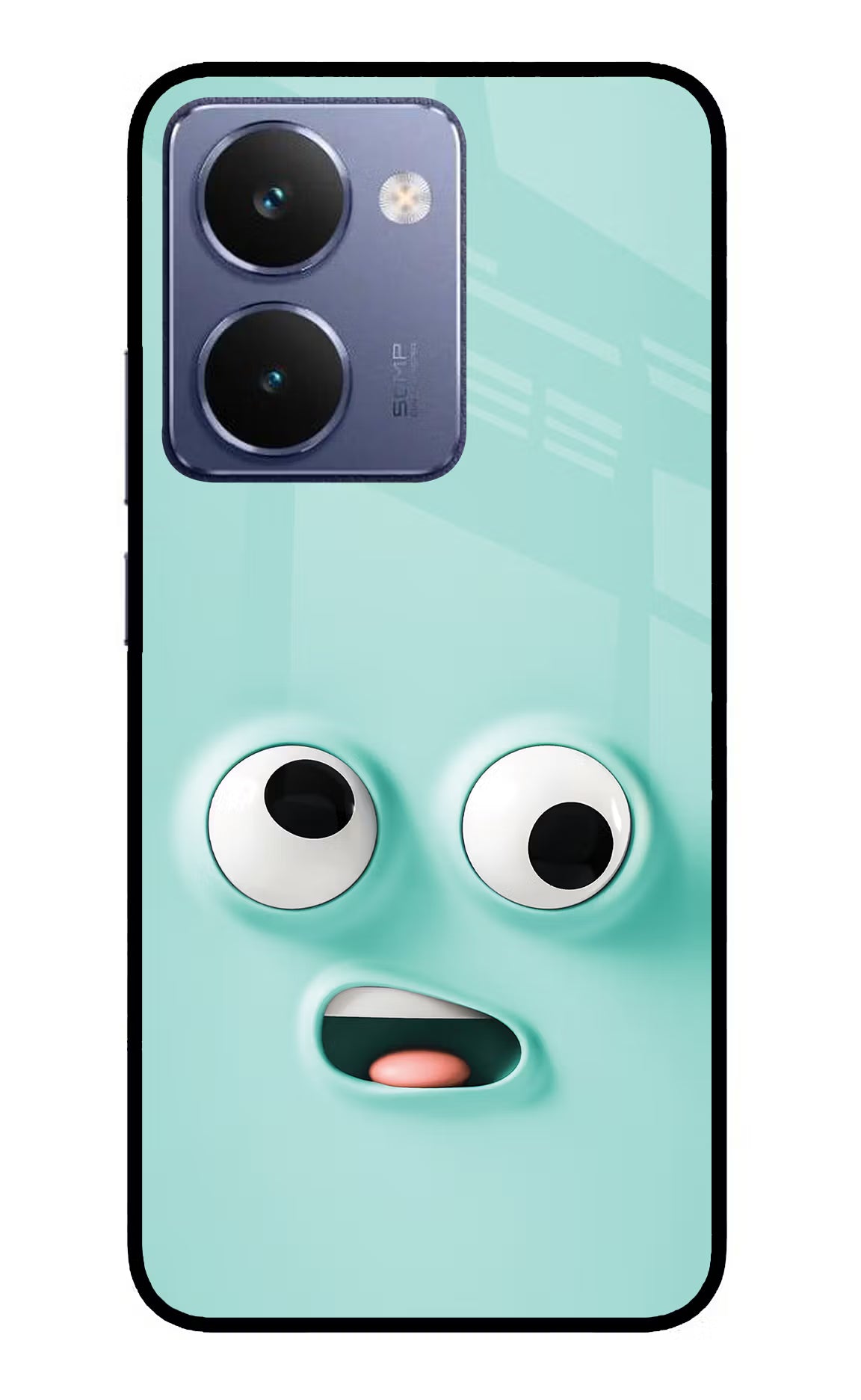 Funny Cartoon Realme P3 Ultra 5G Glass Case Back Cover by Casekaro